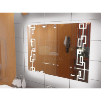 Зеркало для ванной с подсветкой Ливорно 110х70 см